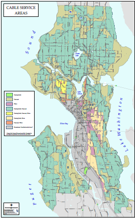 Cable Service Areas Map