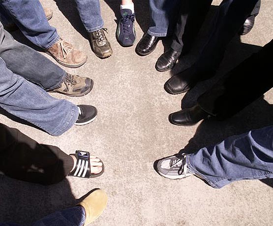 Feet of Board Members Feet of Board Members