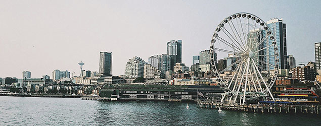 Seattle skyline from the waterfront
