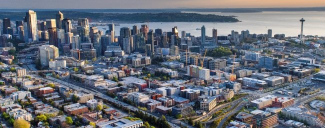 Seattle cityscape and downtown skyline