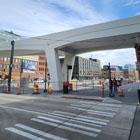 The newly rebuilt Marion Street Pedestrian Bridge connects Colman Dock to 1st Ave. 