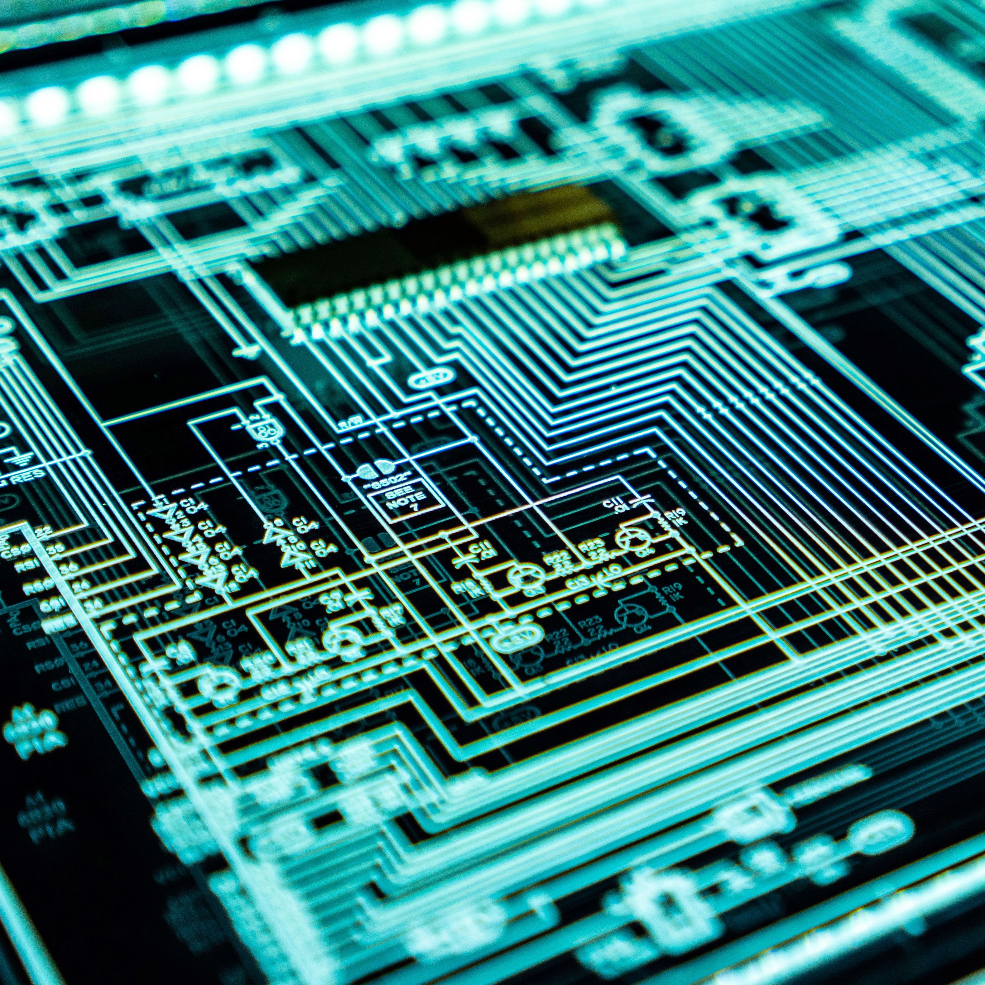 Digital image of circuits and paths