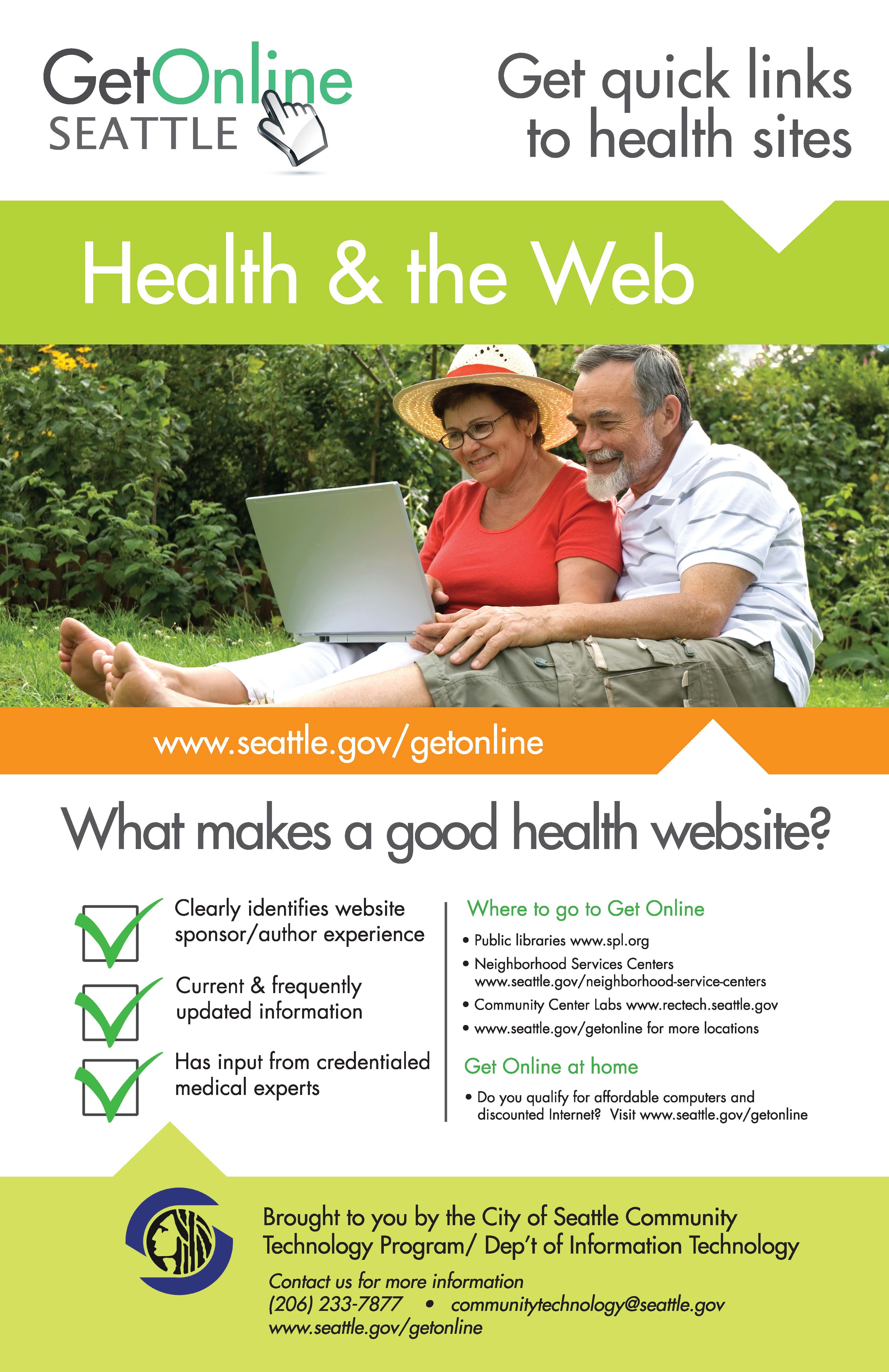 Get Online - Health Poster