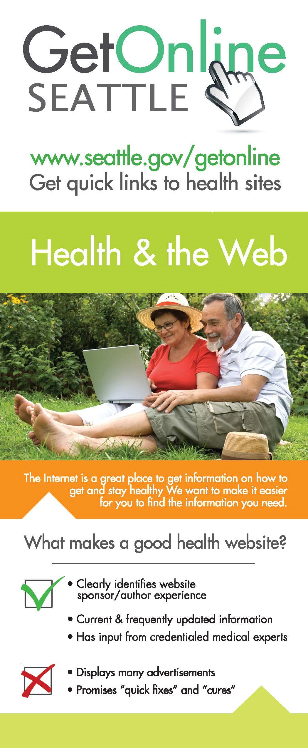 Health Leaflet front