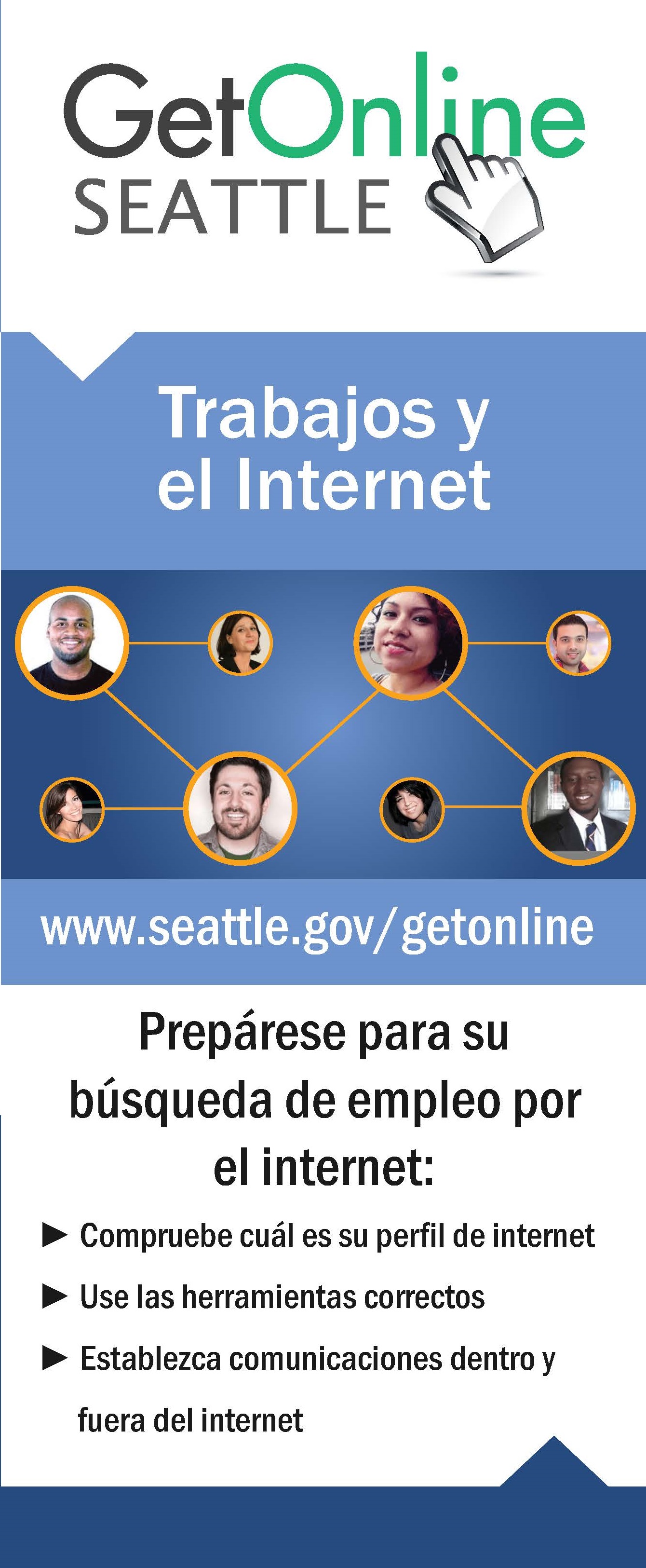Jobs Leaflet front - Spanish