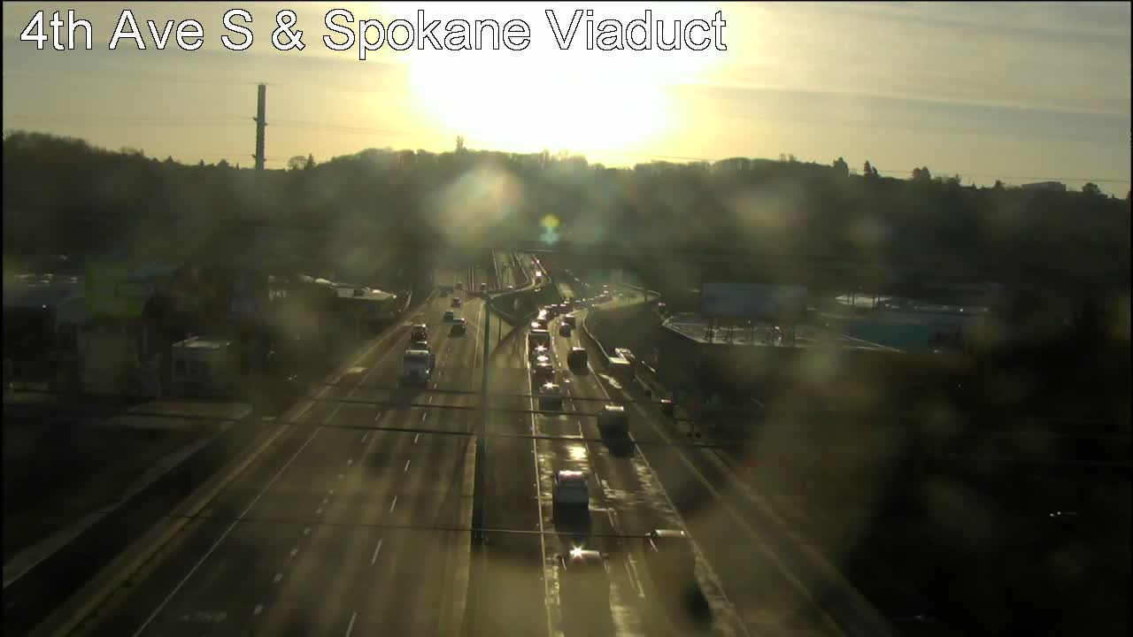 West Seattle Traffic Cameras: 4th Ave S & Spokane Viaduct