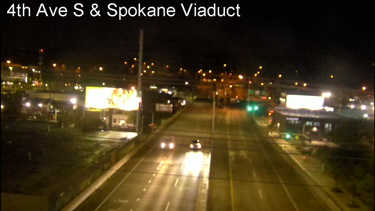 West Seattle Traffic Cameras: 4th Ave S & Spokane Viaduct