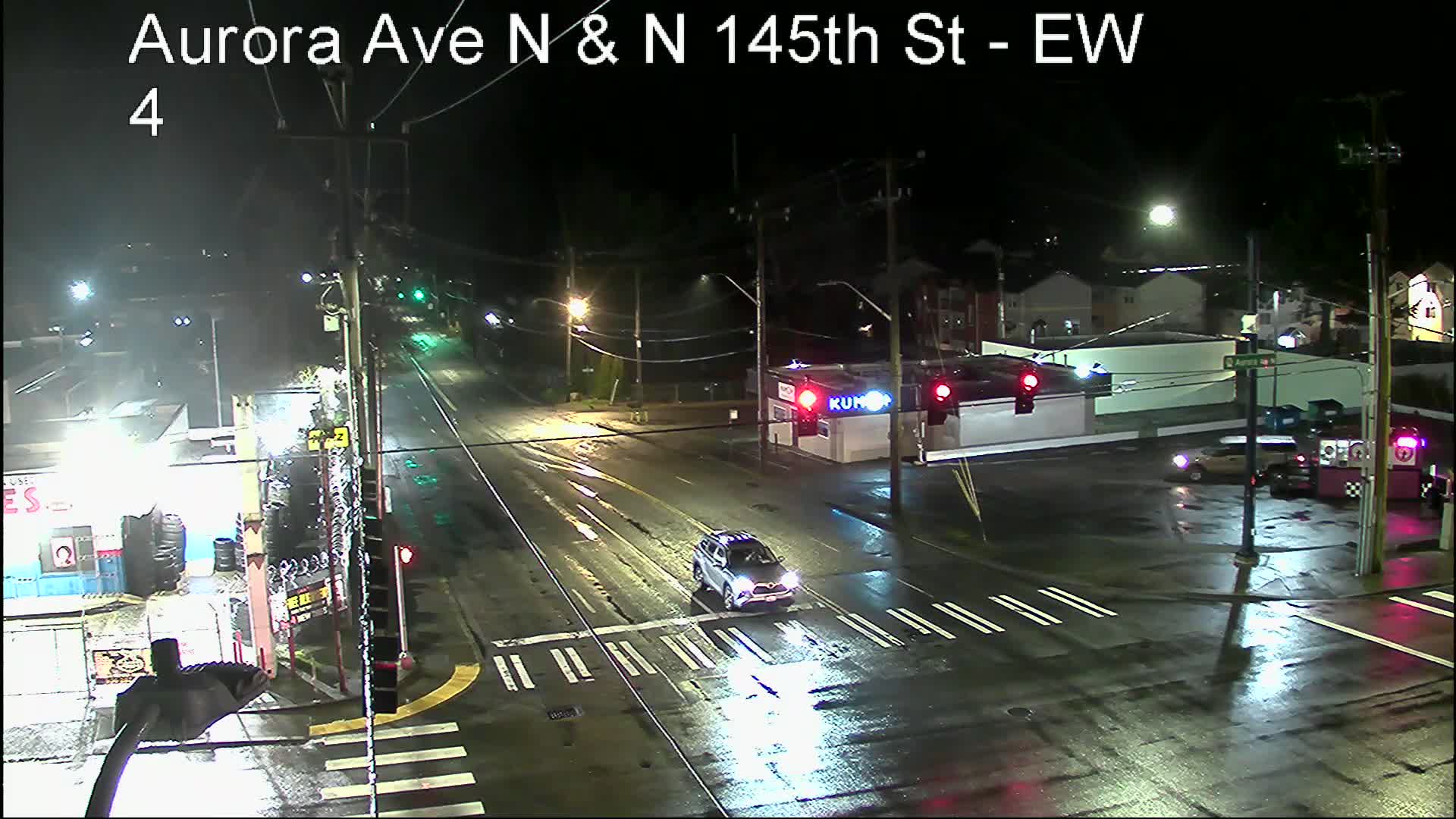 Aurora Ave N & N 145th St EW current traffic camera view